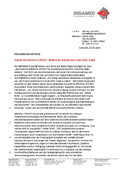 14_05 Kosten für MEDICAL OFFICE bleiben bis mindestens Ende 2015 stabil-EF.pdf