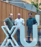 (left to right): David McKee, Fractional CTO & Managing Partner at Crysp Ltd; Paul Taylor, Director PLS/IEP at TÜV SÜD; Aranya Sarkar, Business Development Manager (Digital solutions) at TÜV SÜD