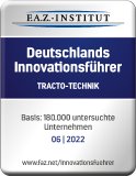 TRACTO wurde als „Innovationführer Deutschlands 2022“ in der Kategorie ‚Erd- oder Gesteinsbohren; Bergbau‘ ausgezeichnet.
