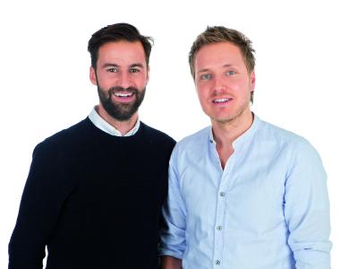happybrush-Geschäftsführer Stefan Walter (l.) und Florian Kiener (r.)
