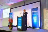 Moderation of EXCHAiNGE 2016 by Thorsten Hülsmann, Managing Director, EffizienzCluster Management GmbH / Picture credit: André Baschlakow/EUROEXPO