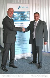 Technologie-Partnerschaft Canvys und Simpex