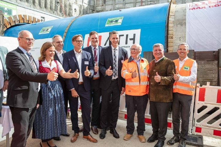 Erster maschineller Tunnelvortrieb für die 2. Stammstrecke München  erfolgreich gestartet