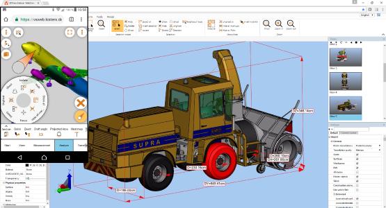 True mobile visualization for CAD data from many sources