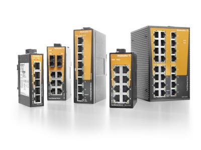 The new Ethernet switches from Weidmüller have been specifically developed for small industrial networks – for the secure and reliable communication between Ethernet-based machines and systems as well as allowing for the connection of Ethernet devices to a higher-level network