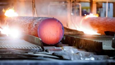 Produktion im Stahlwerk Bous (Stahlwerk Bous GmbH)