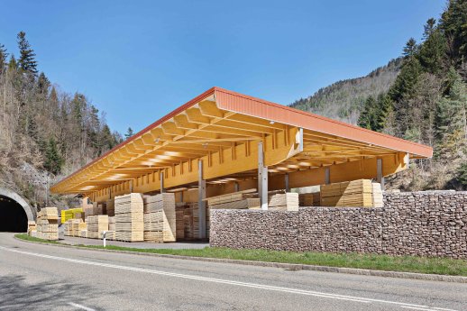 Holzüberdachung für Saege- Hobelwerk Finkbeiner, Triberg im Schwarzwald.jpg