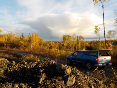 POR - Gold Creek Truck on logging road.jpg