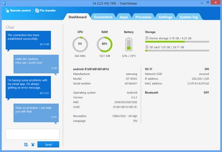 teamviewer android quicksupport version 11