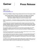 [PDF] Press Release: Gartner Says PC Market in Western Europe Declined 20.5 Per Cent in First Quarter of 2013