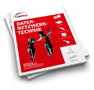 CobiNet präsentiert neuen Katalog für Datennetzwerktechnik und FttX