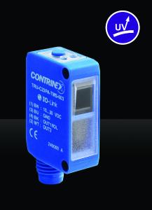 Der neue photoelektrische Sensor TRU-C23 erkennt mittels UV-Licht zuverlässig transparente Objekte