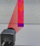 Thermography makes it easy to quickly identify impurities in materials across large areas. 