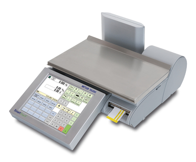 A flat compact scales for the sales counter:The UC3-CT from the METTLER TOLEDO Value Line.