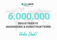 TraceParts erreicht 6 Millionen registrierte Ingenieure und Konstrukteure