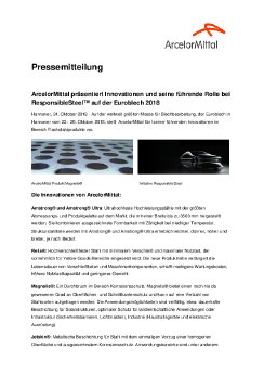 Pressemitteilung - ArcelorMittal bei der Euroblech GER.pdf