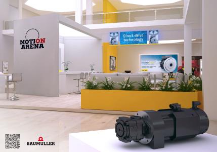 From April 2021, the virtual exhibition stand of the Baumüller Group will be online as a meeting point for live meetings and as a comprehensive information platform: www.motion-arena.com