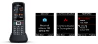 Alarm, Messaging, Location mit Gigaset: Das robuste Mobilteil R700H PRO (im Bild) und das S700H PRO haben eine eigene Alarmtaste