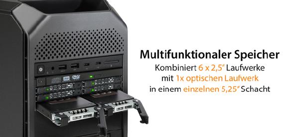 Produktvorstellung: ICY DOCK ToughArmor MB606SPO-B 6 x 2,5" SAS/SATA SSD/HDD & Ultra Slim ODD Wechselrahmen