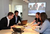 Teambesprechung im Meetingraum der Niederlassung Bad Sobernheim