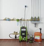 Einbaubeispiel für Desinfektion einer Spülung