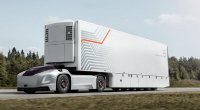 Das autonome Elektrofahrzeug „Vera“ von Volvo Trucks.