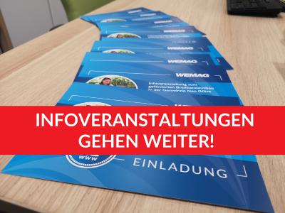 Einwohnerversammlungen werden wieder aufgenommen