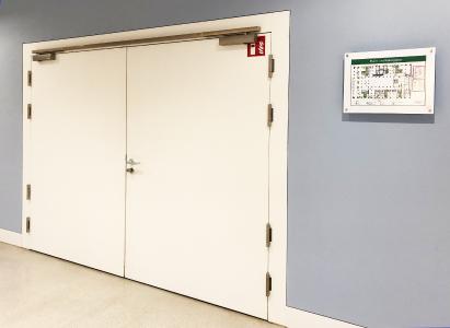 Brandschutztür Feststellanlage Fluchtplan