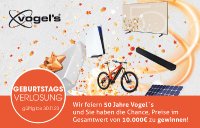 50 Jahre Vogel's - Gewinnspiel Aktion