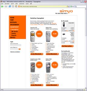 Neu Auf Www Simyo De Simyogunstige Handys Und Zubehor Bei Deutschlands Erstem Mobilfunk Discounter Simyo Gmbh Pressemitteilung Pressebox