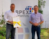 v. l. n. r. Dr. Benedikt Stolze (Founder und CEO, Urbify Technologies GmbH), Marten Bosselmann (Vorsitzender, BPEX)