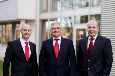 Drei Geschäftsführer: Dirk Nerling, Wolfgang Schulz und Gregor Lietz (v.l.n.r.)