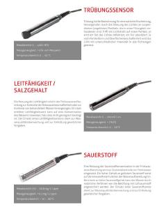 Ob Grundwasser-, oder Pegelmessung, ob mit zusätzlicher Temperatur, Sauerstoff, Trübung, Leitfähigkeit oder pH-Wert Überwachung.
Der WMS wird von Kunden aus unterschiedlichsten Industrien, dank bequemer und einfacher Handhabung, eingesetzt und geschätzt.