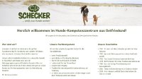 Screenshot Homepage Schecker GmbH