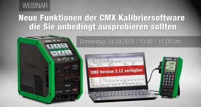 Beamex Webinar zum Thema "Neue Funktionen der CMX Kalibriersoftware die Sie unbedingt ausprobieren sollten" am 24. September 2020