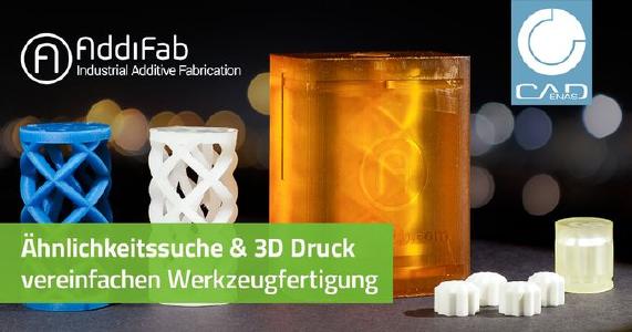 Beschleunigte Fertigung von Prototypenwerkzeugen durch CADENAS Ähnlichkeitssuche & AddiFab 3D Drucktechnologie