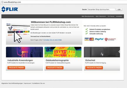 Neuer FLIR Systems Webshop