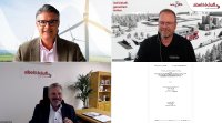Dr. Frederik Giessing (450connect), Frank Tonat (a&k), Franz Ketzer (a&k), unterzeichneter Vertrag