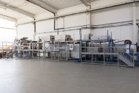 Die neue Produktionsanlage am Standort Rethem mit einer Produktionsbreits von 800mm