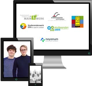 Die noyanum-Gründer Jakob Breuninger und Valentin Belser kooperieren mit Studentenwerken für den Bundespreis gegen Lebensmittelverschwendung (Copyright by noyanum)