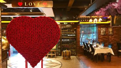 Das liebevoll dekorierte Restaurant St. Louis in China