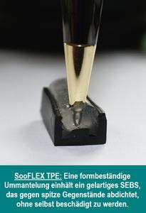SooFLEX TPE ist eine ummantelte Gel-Dichtung für unebene Kontaktflächen