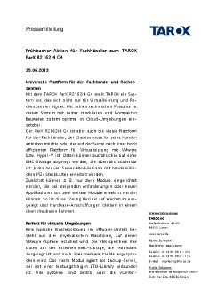 Frühbucher-Aktion für Fachhändler zum TAROX ParX R2162i4 G4.pdf