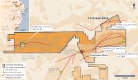 Abbildung 1 – Karte der erweiterten Liegenschaft Larocque East