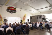 MEMA-Netzwerktreffen bei den Böckmann Fahrzeugwerken, Sprecher Justus Böckmann