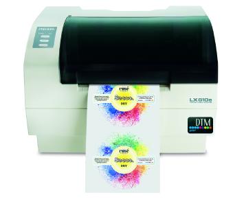LX610e – world’s first desktop inkjet label printer with integrated x/y cutting plotter