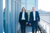 Vorstand der technotrans SE: Natascha Sander (CFO) und Michael Finger (CEO)