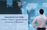 Aktuelle Lünendonk®-Liste: COSMO CONSULT gehört mit starker Geschäftsentwicklung erneut zu den Top-Digitalisierungspartnern