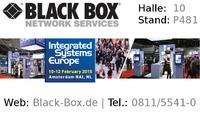 Black Box zeigt auf der ISE sein professionelles AV- und Digital Signage-Portfolio.