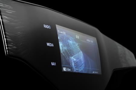 Touchscreen der HMI-Konzeptblende / Foto: Kurz